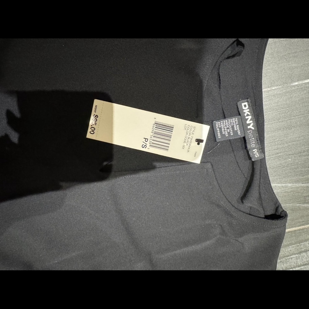 DKNY Black Crewneck Women’s Top